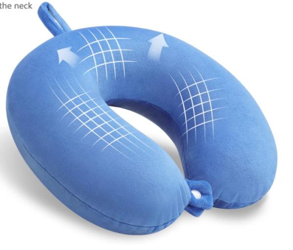 Cheap Custom Memory Foam U Neck Pillow Comfortable And Relaxing Ergonomic Design for sale