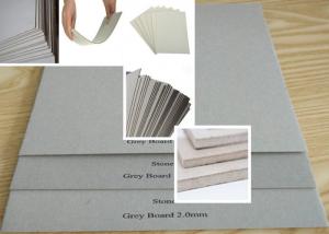China Strong stiffness Grey Chip Board for making Refugees House / bookcover on sale