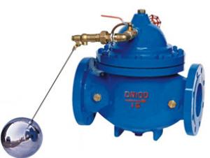 Modulating Float Pressure Reducing Valves For Control The Tank Level Automatic