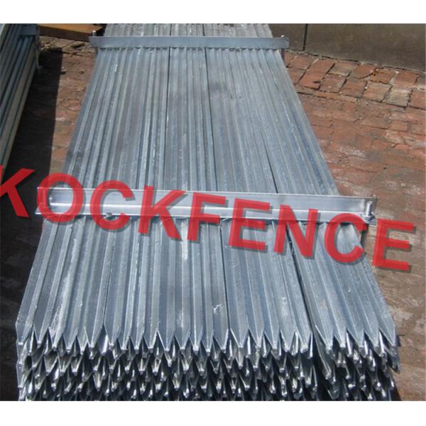 Customized Steel Star Picket , Hot Dipped Galvanized Y Fence Post