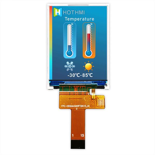 2.0 inch 240x320 pixel IPS color TFT LCD display MIPI wide temperature
