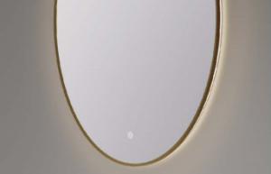 Best Illuminated Silicone Strip Light Guiding Oval LED Lighted Bathroom Mirror wholesale