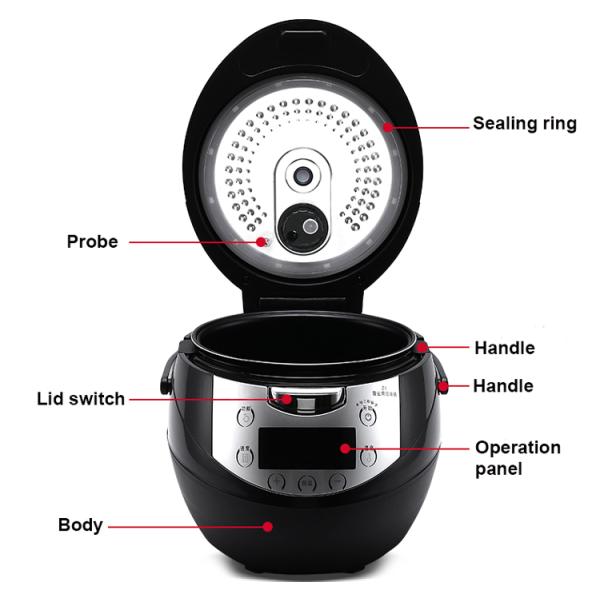 Electric Tapioca Pearl Cooker for Smart Cooking of Jelly/Pudding/Sago/Taro/Beans
