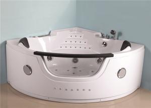 Best 2 Headrests Ozone Sterilization Corner Whirlpool Bathtub With Multiple Jets wholesale