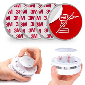 Best Nickel Coated Smoke Detector Mounting Kit for Fire House Alarms without Drilling wholesale