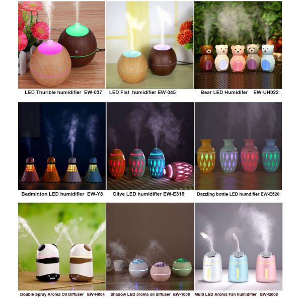 New design night light desk portable humidifier led light / decorative humidifier for car and indoor