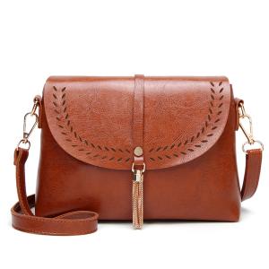 Retro Shell Tassel Crossbody PU Leather Handbags