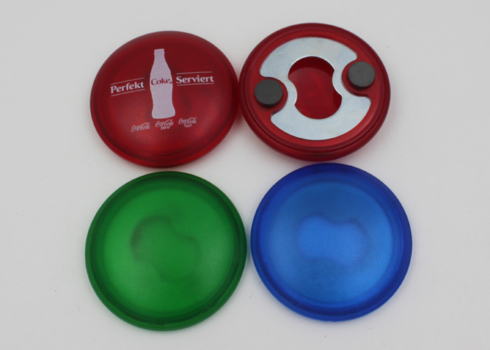 Customized Round Shape Automatic Magnetic Bottle Opener In Refrigeratory