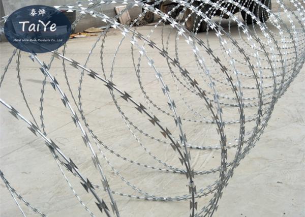 Cheap Aluminum Alloy Silver Razor Wire Mesh Fencing Used For Cottage And Society Fence for sale