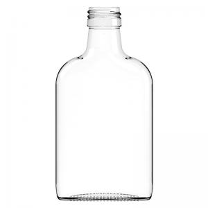 Best 50ml 200ml Flint Flask Mini Spirit Bottle 28mm BVP STD ROTE Neck Crystal White wholesale
