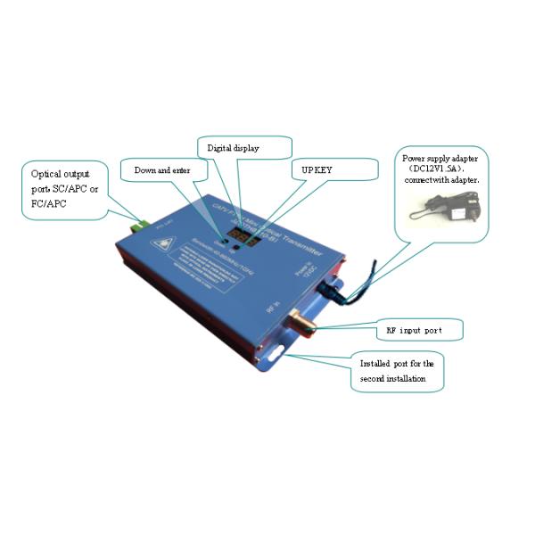 Compact Structure 1310/1550nm Fiber Optic Transmitter DFB Coaxial Laser Type
