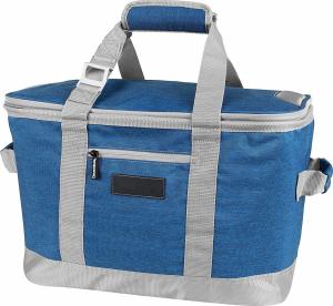 China Blue / Charcoal Insulated Freezer Tote Bags , 50 Can Canvas Cooler Tote Bags on sale
