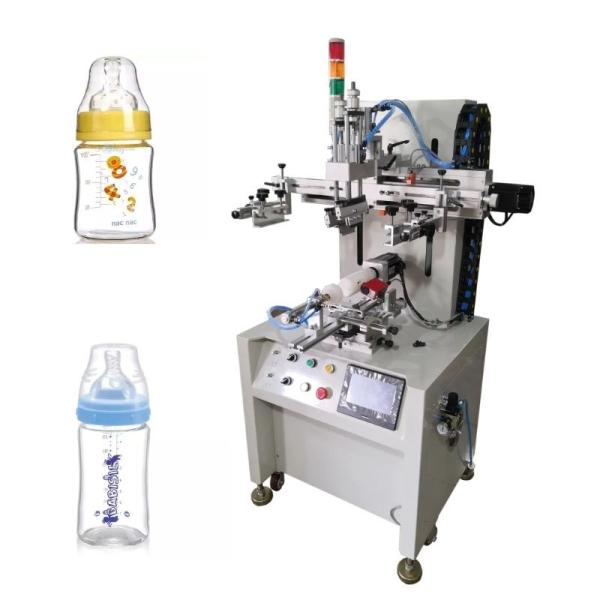 Cheap Cylindrical Fully Automatic Screen Printing Machine Servo Rotary With Color Sensor for sale