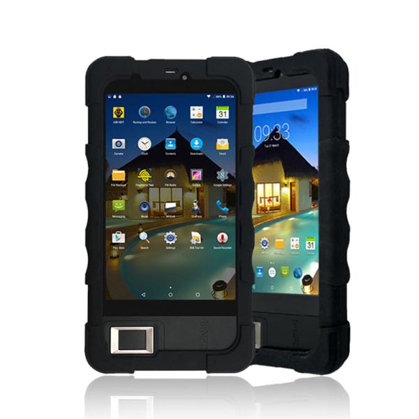 Cheap HFSecurity FP07 Handheld Terminal Fingerprint Time Attendance Tablet Fingerprint Card Reader With Android Mobile for sale