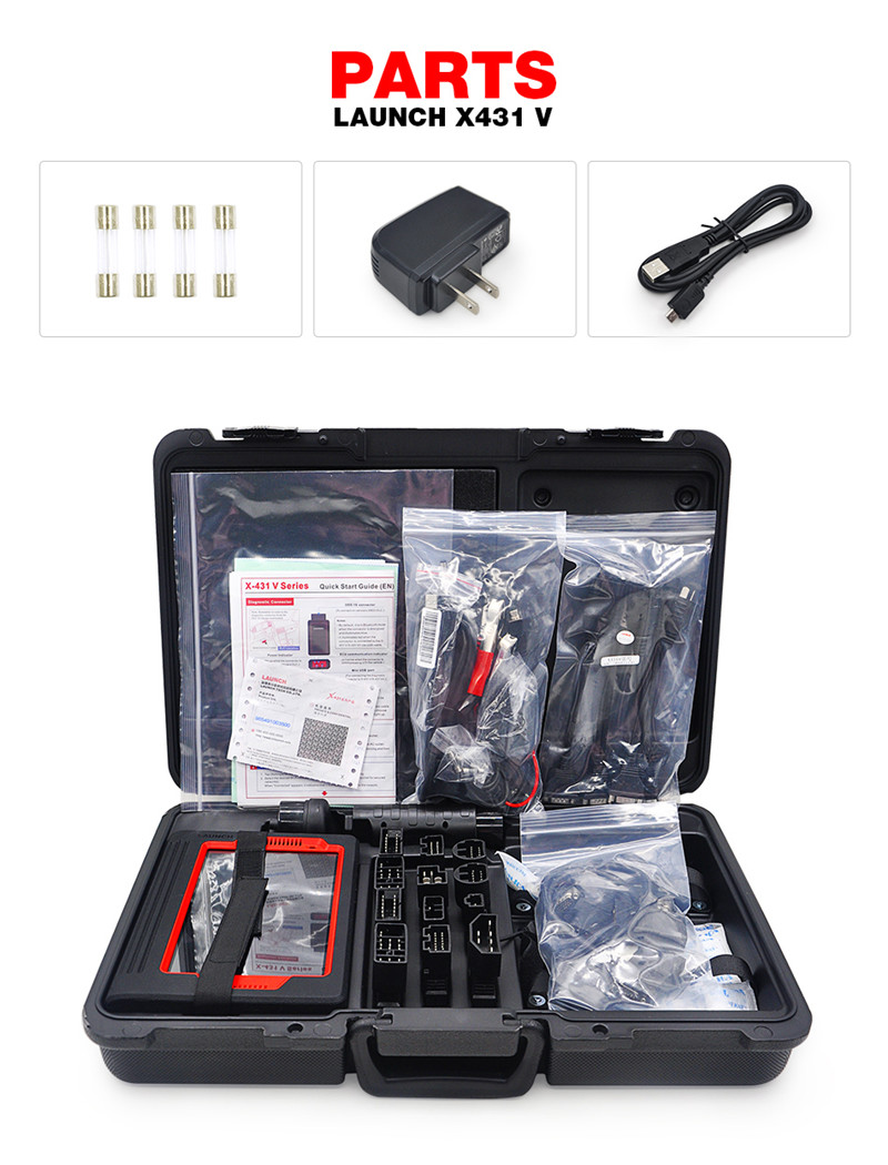 X431 V 8 inch LAUNCH X431 V 8 inch version Bluetooth/Wifi Full System Auto OBD2 Diagnostic Tool Multi-Language Online Up