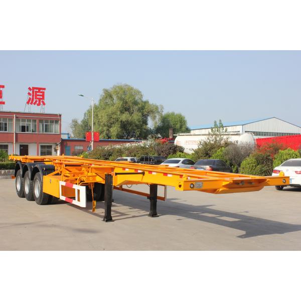 Light Tare Weight 2/3 Axles 20-40-45ft Air Suspension Container Chassis Semi-Trailer