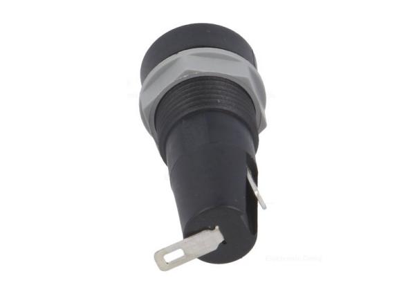Cheap IP40 Flameproof Shocksafe Cartridge Fuse Holder 15mm Diameter Screw Cap for sale