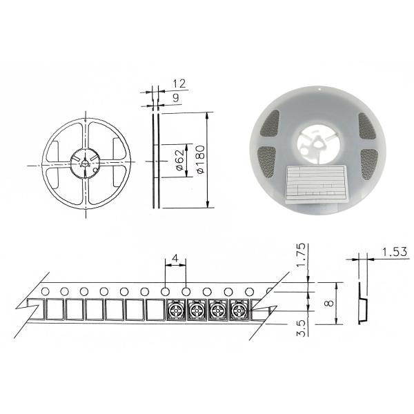 C3305 Adjustable Trimmer Potentiometers Single Ring Glass Glaze Patch