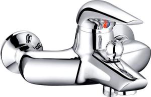 China Laser Logo Polished Home Depot Shower Faucets / Single Handle Bathroom Faucet on sale