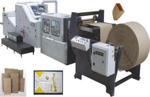 China Servo motor control high speed automatic food kraft paper bag making machine on sale