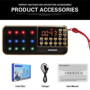 China Bluetooth fm radio usb sd card reader speaker for promotion gifts on sale