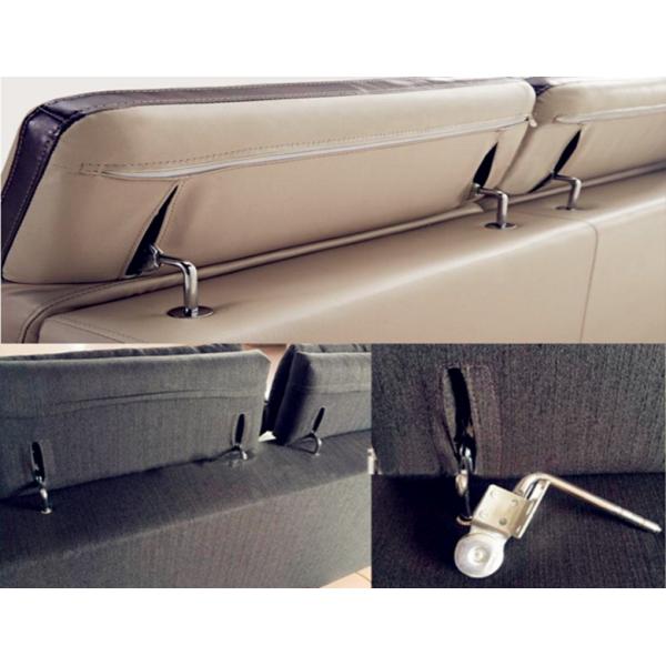 180 Degree Adjustable Sofa Bed Hinges Chrome Color 100KG Loading Capacity
