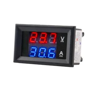 Best DC 0-100V 0-10A Digital Voltmeter Ammeter 12V 24V 36V 48V Voltage Current Meter Tester wholesale