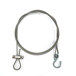 Best Stainless Steel Braided Wire Rope Loop And Terminal Galvanized Wire Rope With Snap Hook wholesale