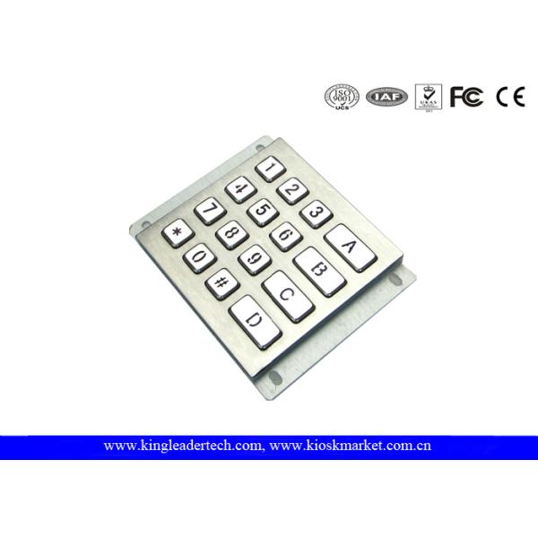 Rugged Waterproof Vandalproof Backlit Metal Keypad Stainless Steel Keypad