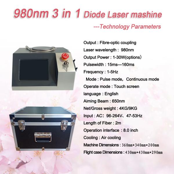 FDA Cleared Physical therapy laser medical equipment 30w 60w 980 nm Class IV therapy diode laser
