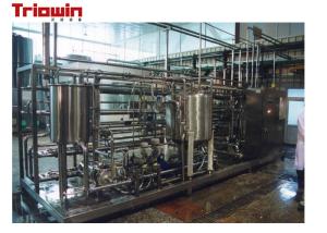 China Mango Pulp Processing Machinery , Mango Juice Making Machine 50 Tons / Day on sale