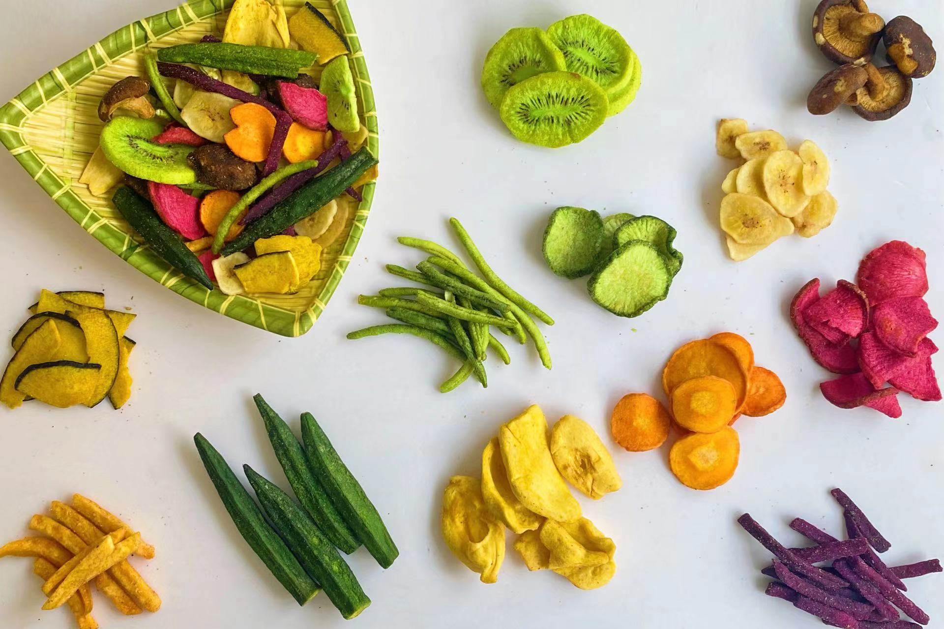 Organic Dried Fruits Vegetables Red Radish Healthy Vegetable Snacks