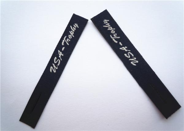 Garment Clothing Label Tags Soft Printing Woven Fabric Decoration