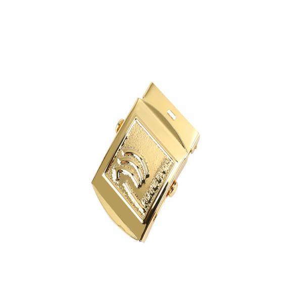 Cheap Gold Plating 30MM Metal Belt Buckle With Brand Logo Zinc Alloy for sale