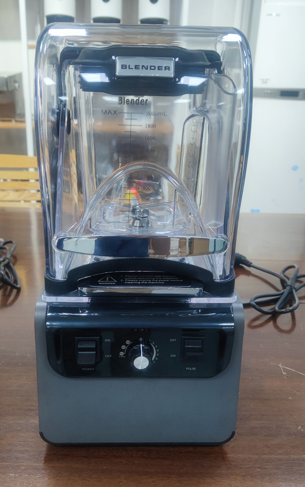 220V Main Function Soymilk Smoothie Blender with Manual Speed Variable and Low Noise