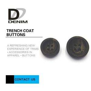Best Concave Surface Trench Coat Buttons Diverse Design With Strong Simulation wholesale