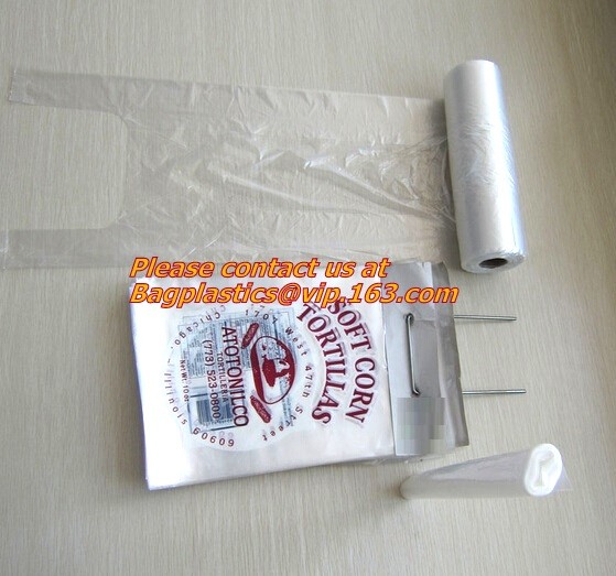 Wholesale Factory Compostable Biodegradable Plastic T-Shirt Bags,Biodegradable Compostable T Shirt Garbage Bags On Roll