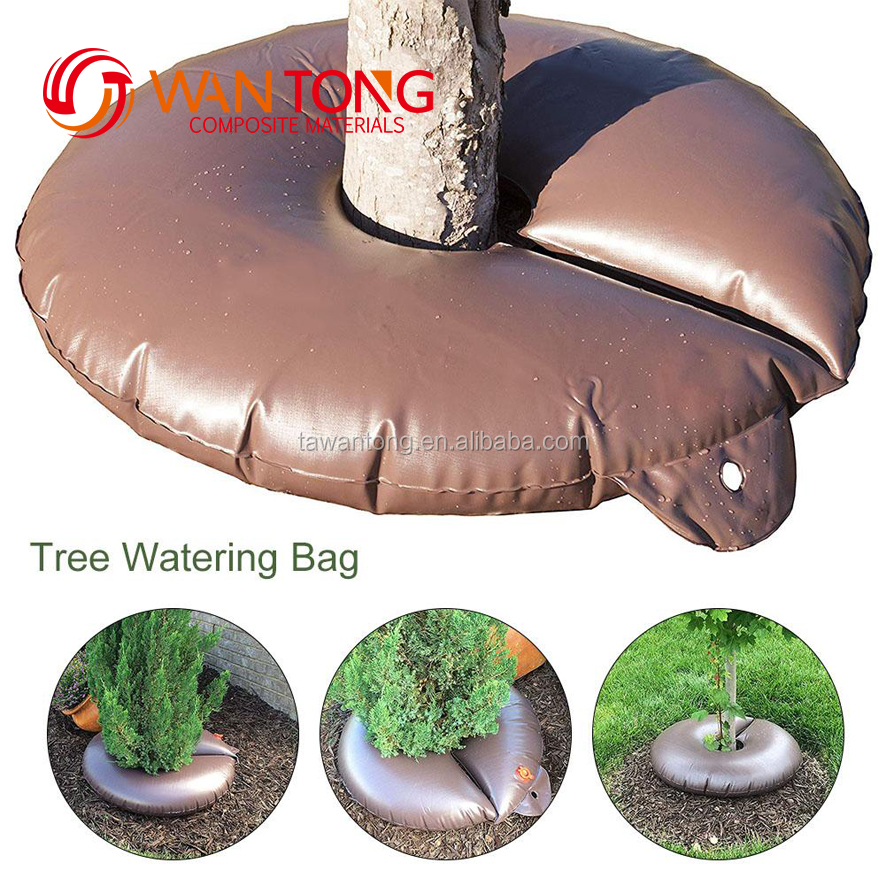 Tree Drip Irrigation System 15 Gallon PVC Planting Water Bag for Tree and Shrubs