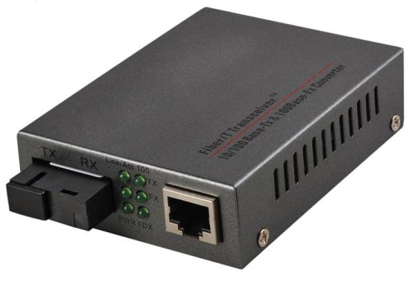 Cheap 10/100 Base Tx 100 Base FX Adaptive Fiber Media Converter Single Mode for sale