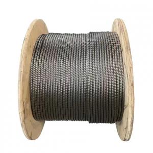 Best 8x19S FC Ungalvanized Alu-Zinc Galvanized Steel Wire Rope for Auger Drill Grooving Machine wholesale