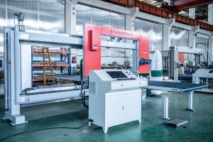 CNC Horizontal And Vertical PVC Pipe Making Machine , Auto Pipe Cutting Machine