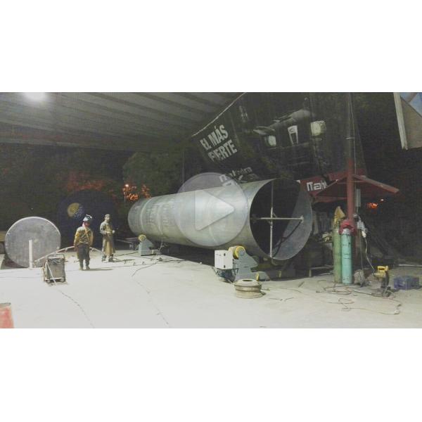 Pipe Turning Welding Rolls, 40T Automatic Pipe Welding Rotator For Shipyards / Offshore