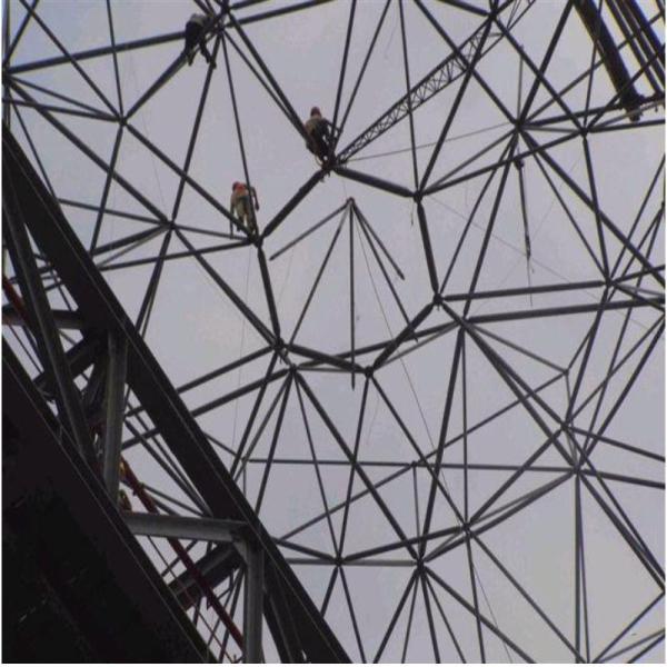 Stability EPS Steel Space Frame Roof Suspension Great 0.326-0.8mm