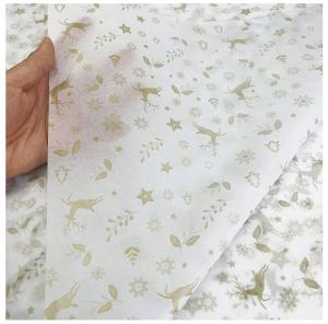 Recyclable Golden Silver Wedding Wrapping Paper Sheet