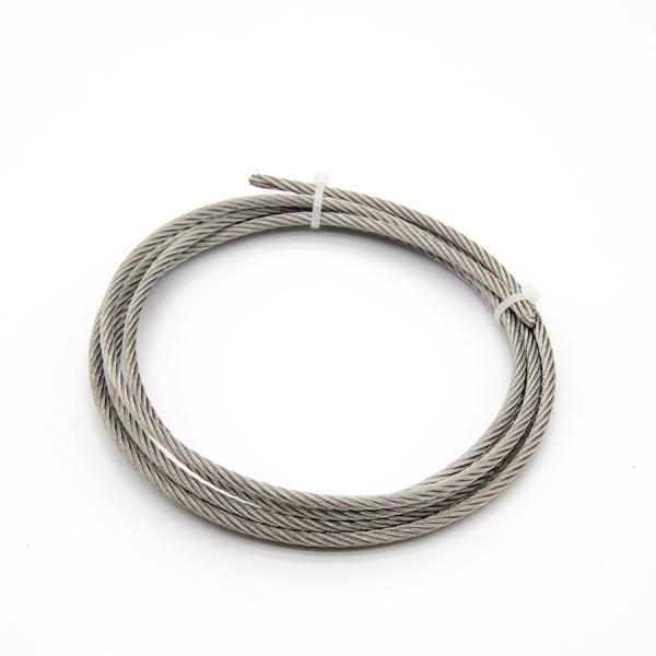Cheap AISI 316 Stainless Steel Wire Rope 1×7 1×19 for Harsh Environments for sale