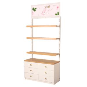 Best Cosmetic Point Of Purchase Pop Display Wood Makeup Display Stand wholesale