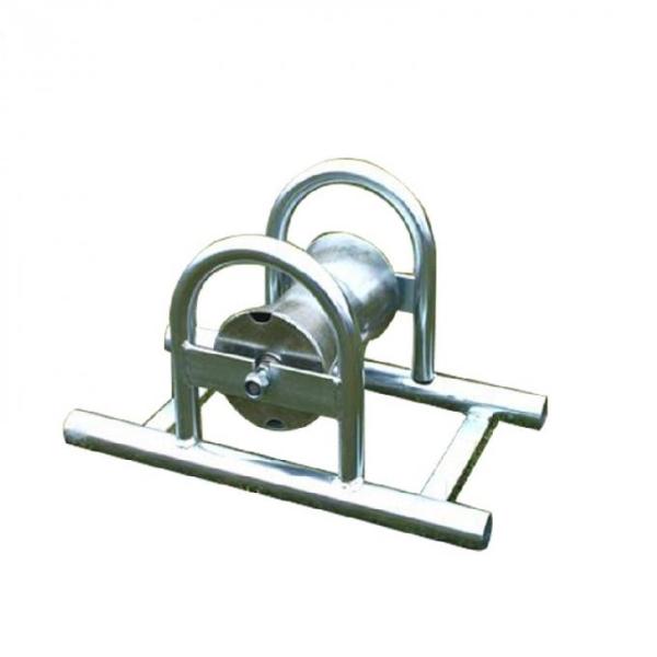 10kn Load Nylon Triple Corner Cable Pulling Rollers