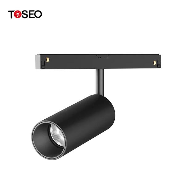 Cheap Commercial Adjustable Rail Track Spotlight Fixture 48V Folding Magnetic Track Light for sale