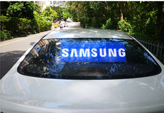 RoHS Rear Window LED Display High Brightness Sharp Image Digital Display Screen
