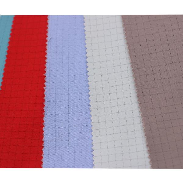 Cheap Electrical Conductive Anti Static ESD Fabrics Polyester For Cleanroom for sale